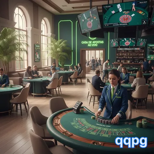 Ilustração de Explore os jogos de cassino online na qqpg com segurança