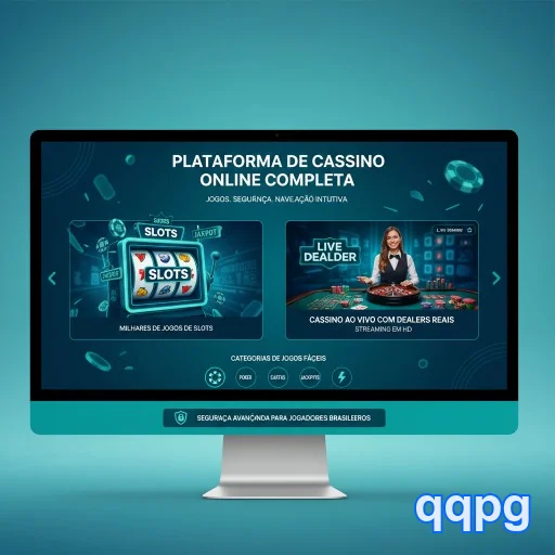 Ilustração de Acesse a plataforma segura de cassino online qqpg