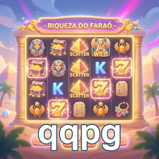 Tela inicial do aplicativo cassino qqpg no celular